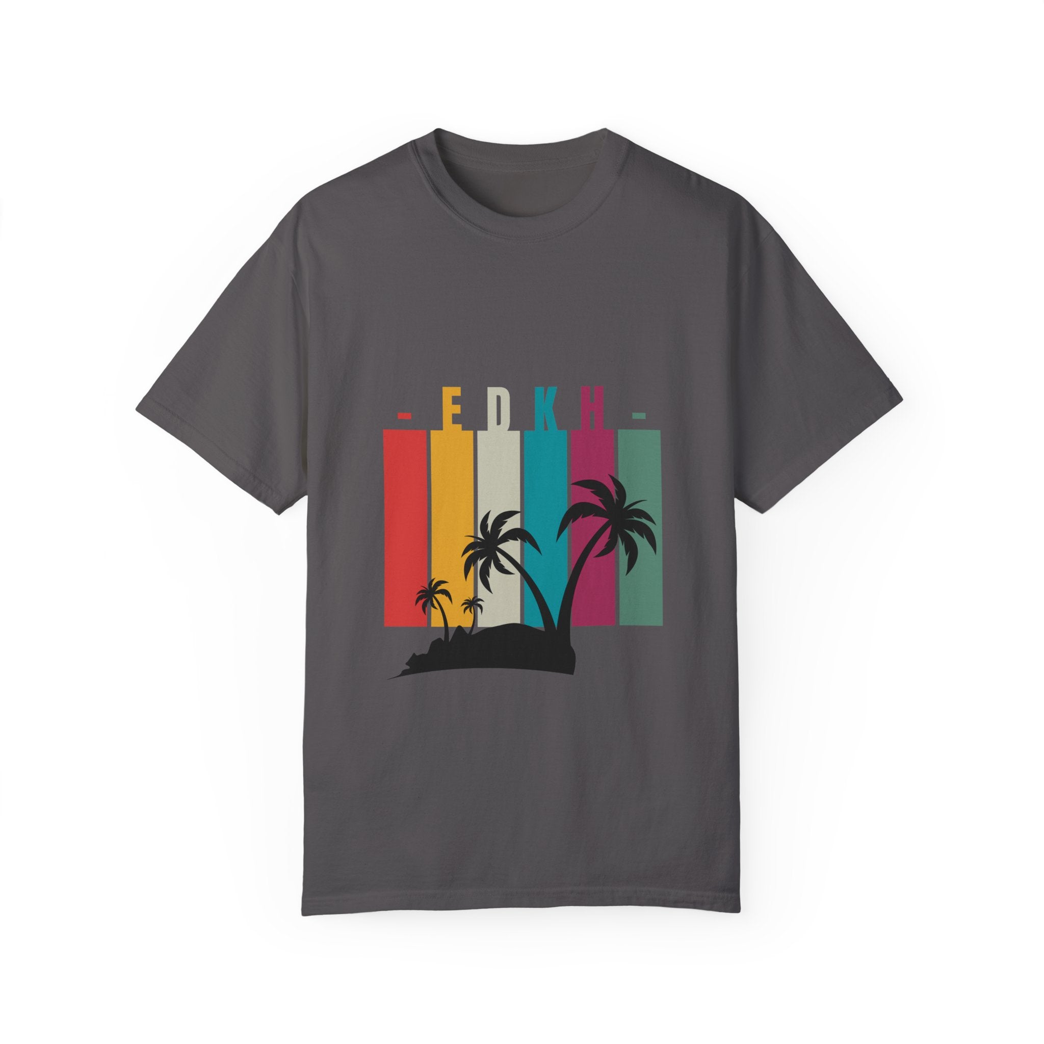 EDK Beach Vibes Unisex Garment-Dyed T-Shirt | Retro Summer Style